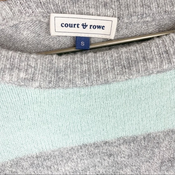 Court & Rowe Wide Stripe Wool Blend Sweater - Picture 3 of 5